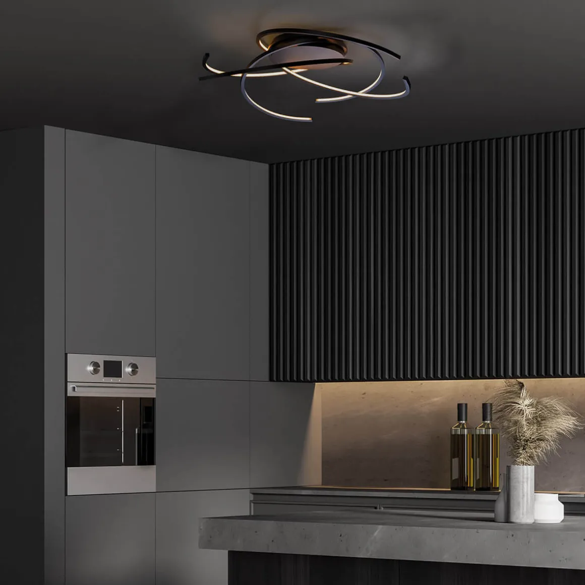 Escale Space LED Deckenleuchte, Länge: 55 cm