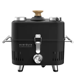 Everdure by Heston Blumenthal Cube ProFlame 360 Gasgrill mit Garhaube, tragbar