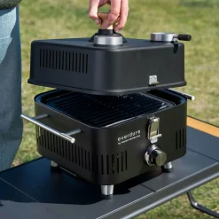 Everdure by Heston Blumenthal Cube ProFlame 360 Gasgrill mit Garhaube, tragbar