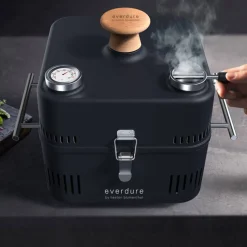 Everdure by Heston Blumenthal Cube 360 Holzkohlegrill, tragbar