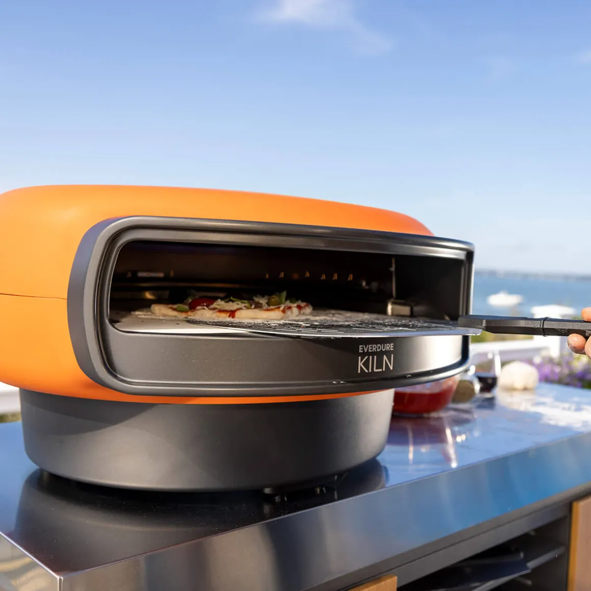 Everdure KILN Pizzaofen, 2 Brenner, rotierend, Pro-Set