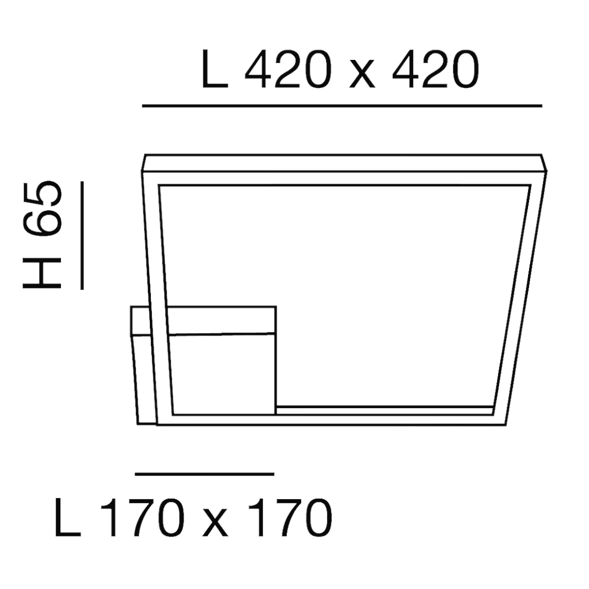 Fabas Luce Bard 3394-61 LED Deckenleuchte