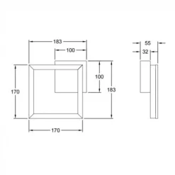 Fabas Luce Bard 3394-24 LED Wand- / Deckenleuchte