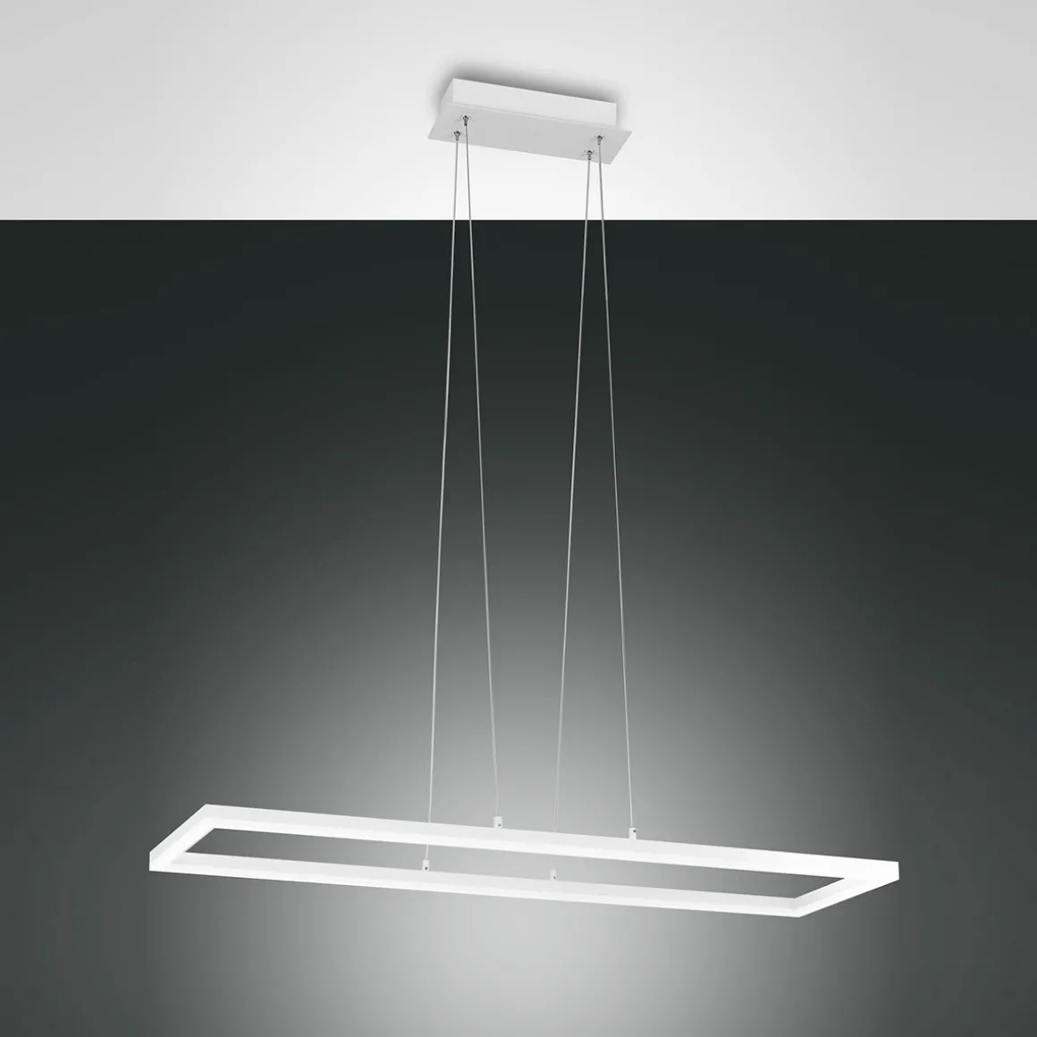 Fabas Luce Bard LED Pendelleuchte, rechteckig