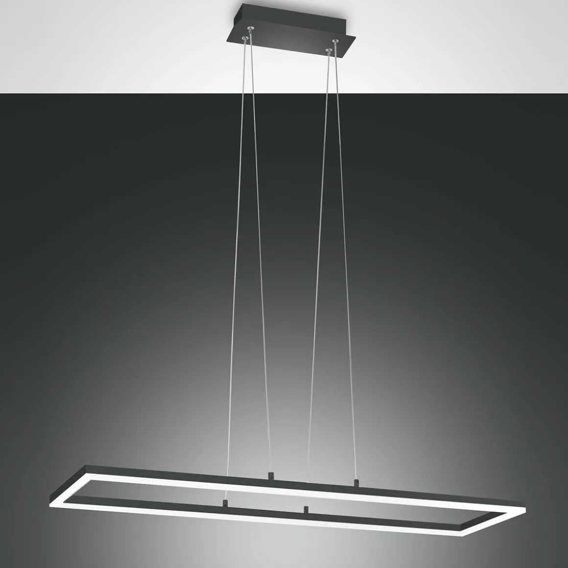 Fabas Luce Bard LED Pendelleuchte, rechteckig