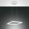 Fabas Luce Bard LED Pendelleuchte, quadratisch