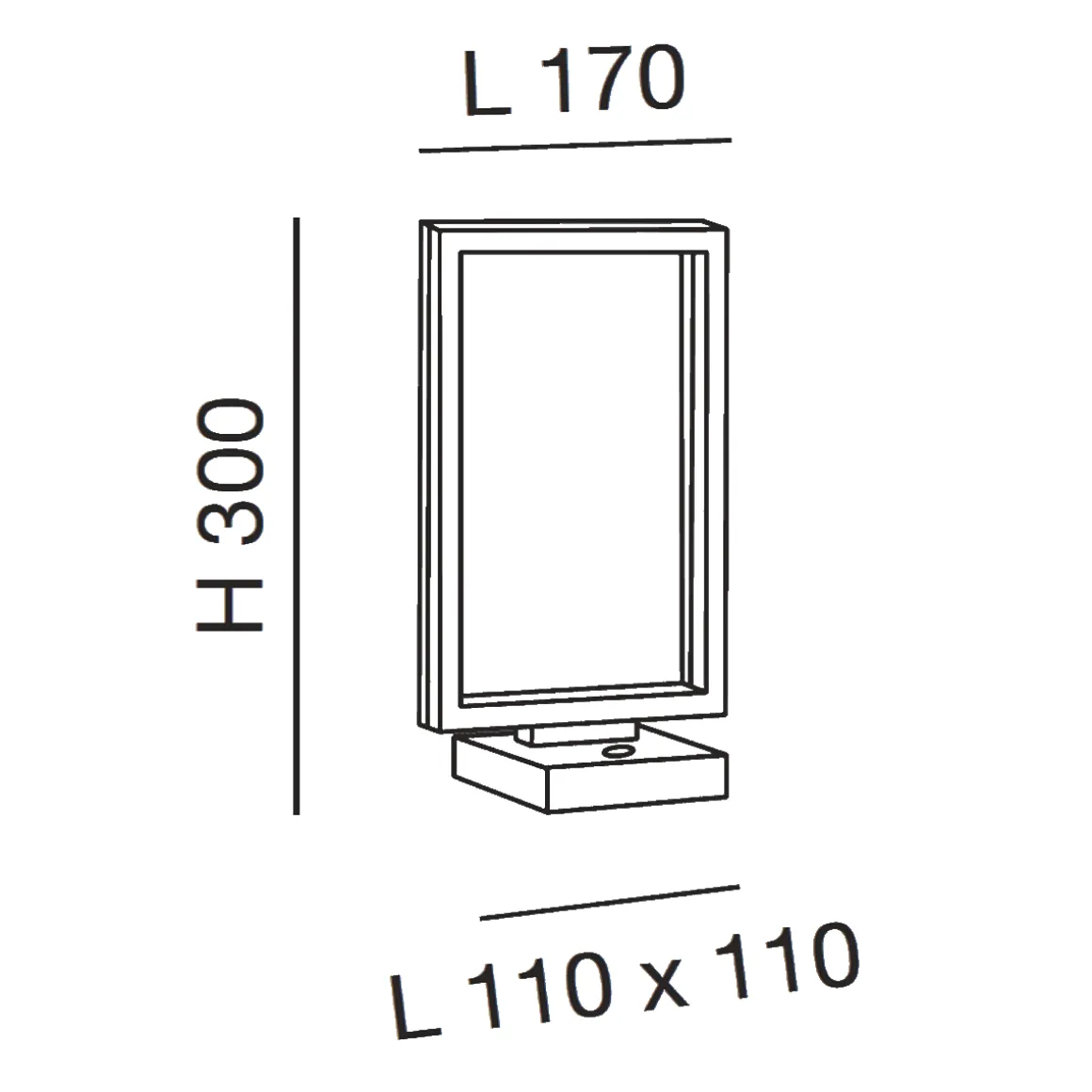 Fabas Luce Bard LED Tischleuchte