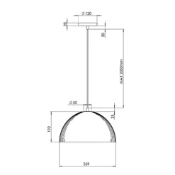 Fabas Luce Carola Pendelleuchte