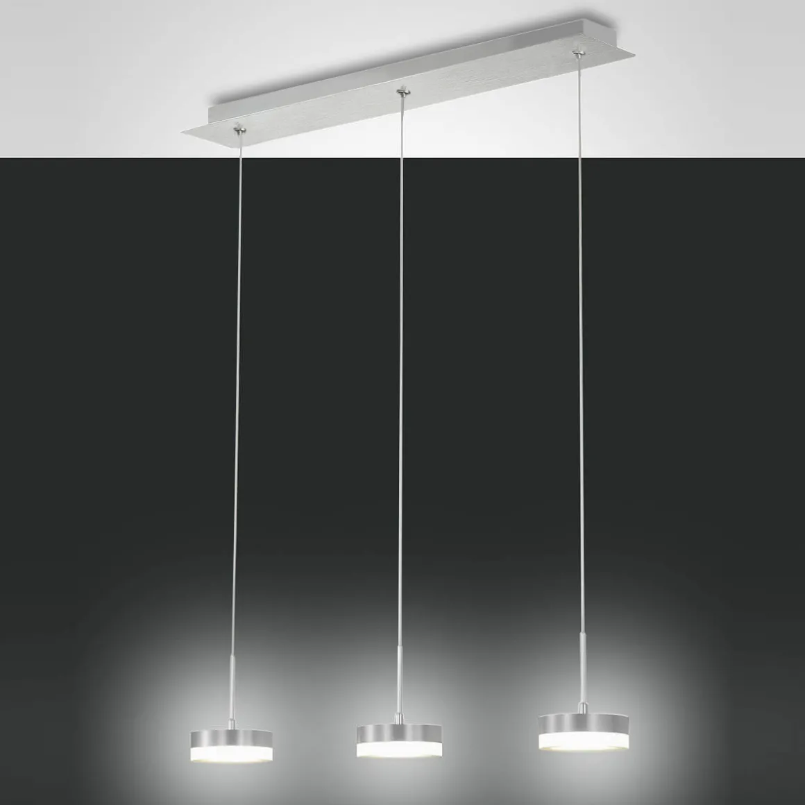 Fabas Luce Dunk LED Pendelleuchte, 3-flg.