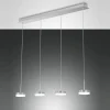 Fabas Luce Dunk LED Pendelleuchte, 4-flg.