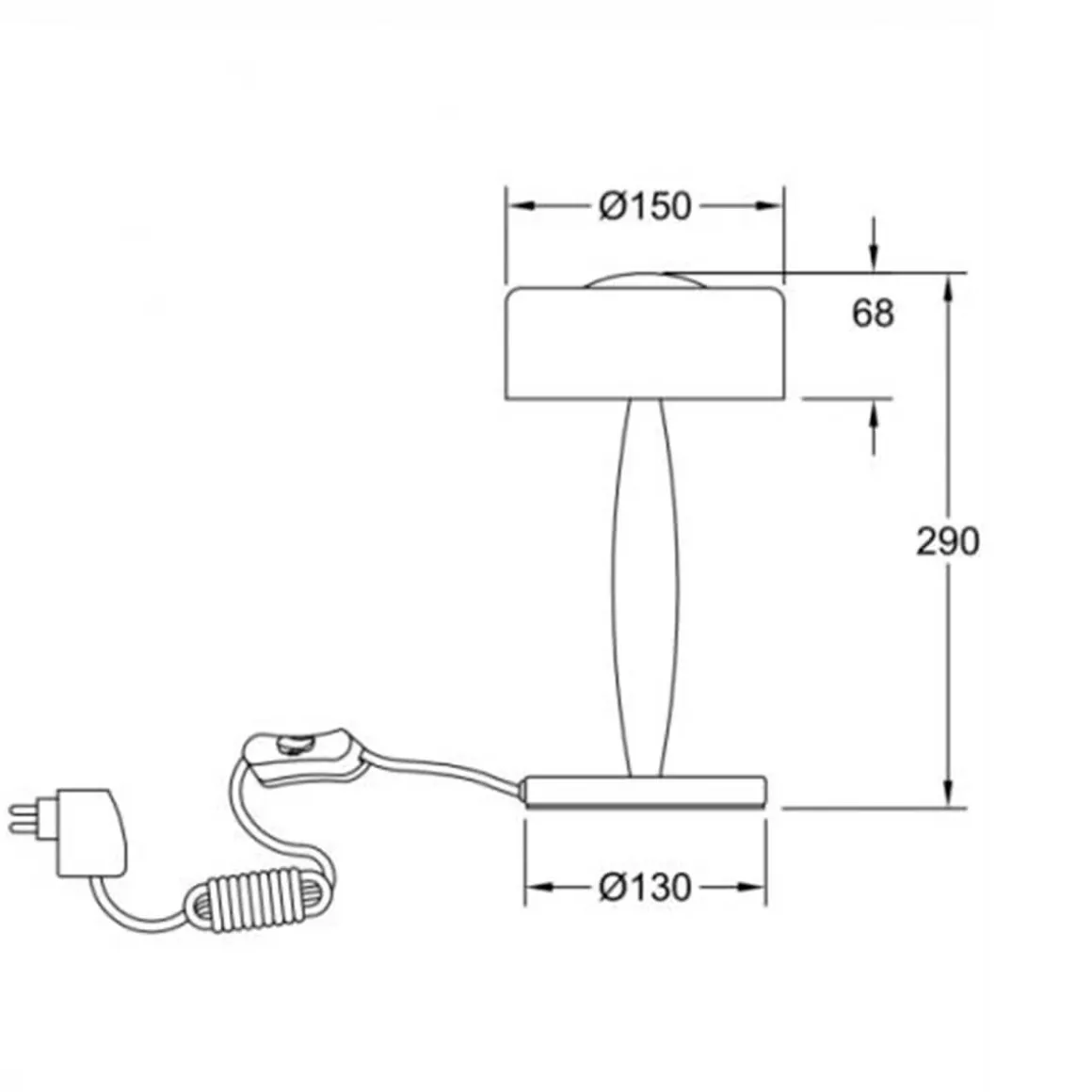 Fabas Luce Elea LED Tischleuchte