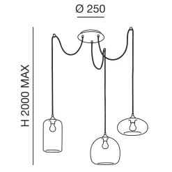 Fabas Luce Fiona Pendelleuchte