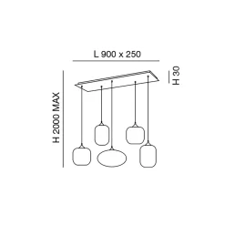 Fabas Luce Gillis Pendelleuchte