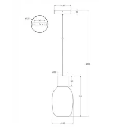 Fabas Luce Lapo LED Pendelleuchte