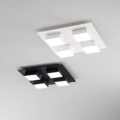 Fabas Luce Lucas LED Deckenleuchte, 4-flg.