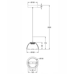 Fabas Luce Lucille LED Pendelleuchte