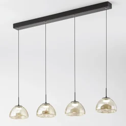 Fabas Luce Lucille LED Pendelleuchte, 4-flg.