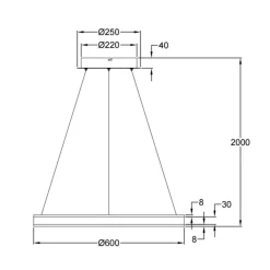 Fabas Luce Palau LED Pendelleuchte