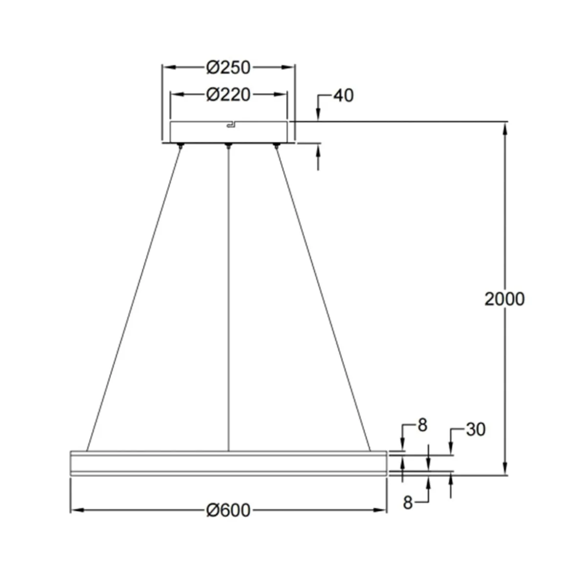 Fabas Luce Palau LED Pendelleuchte