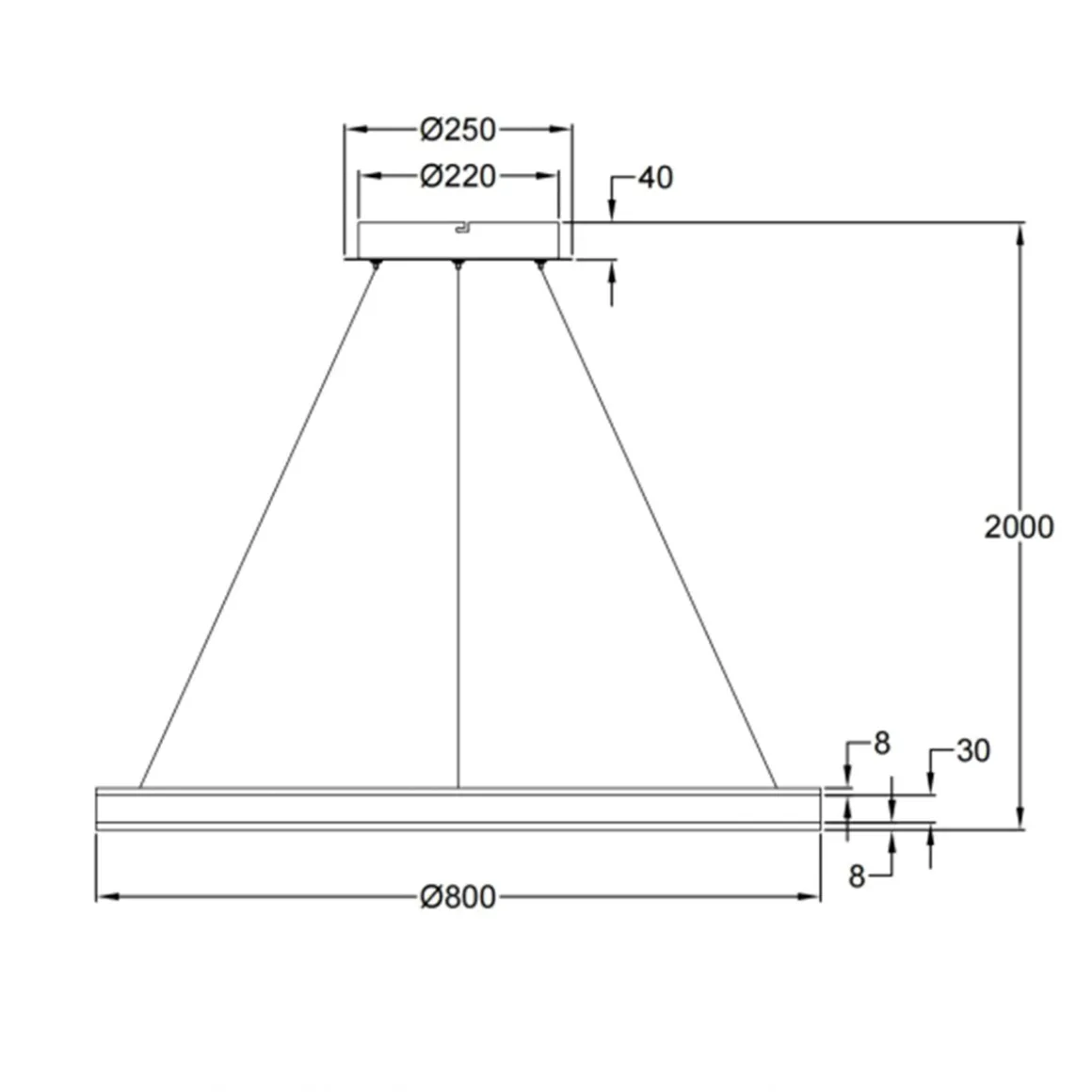 Fabas Luce Palau LED Pendelleuchte