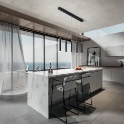 Fabas Luce Prado LED Pendelleuchte, 5-flg.