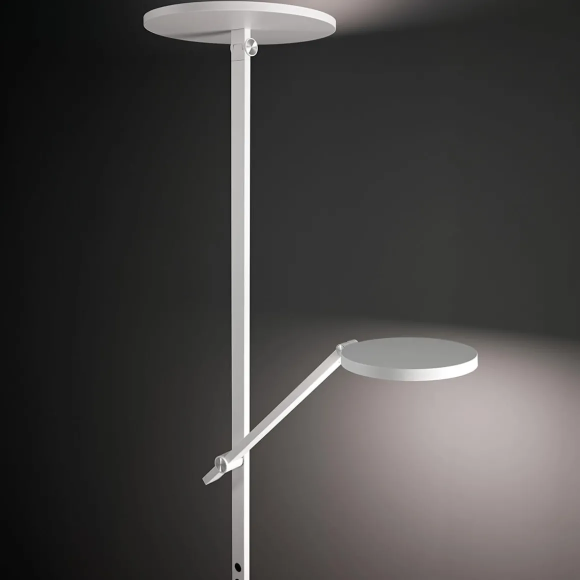 Fabas Luce Regina LED Stehleuchte mit Lesearm