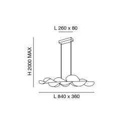 Fabas Luce Sylvie LED Pendelleuchte