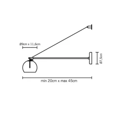 Fabbian Beluga Colour Wandleuchte
