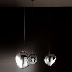 Fabbian Beluga Steel Pendelleuchte, 1-flg.