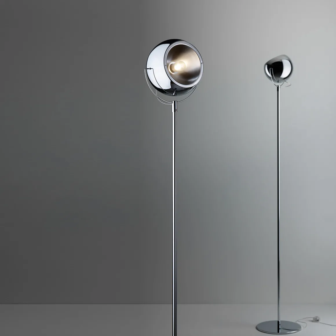 Fabbian Beluga Steel Stehleuchte