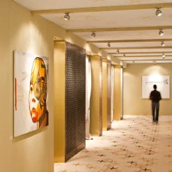 Fabbian Beluga Steel WandDeckenleuchte