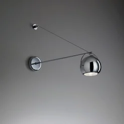 Fabbian Beluga Steel Wandleuchte