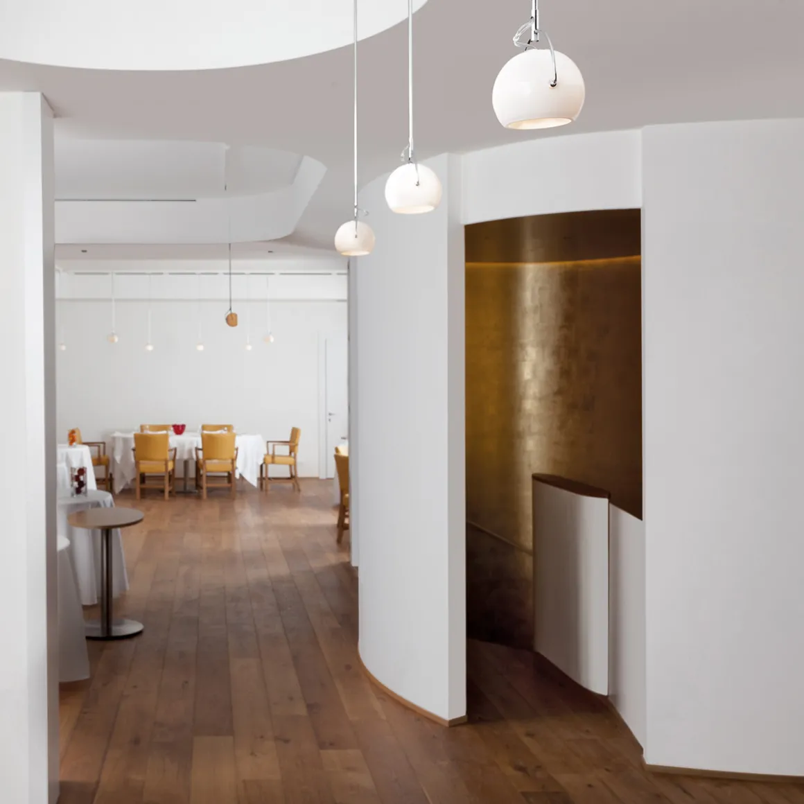 Fabbian Beluga White Pendelleuchte 1-flg.