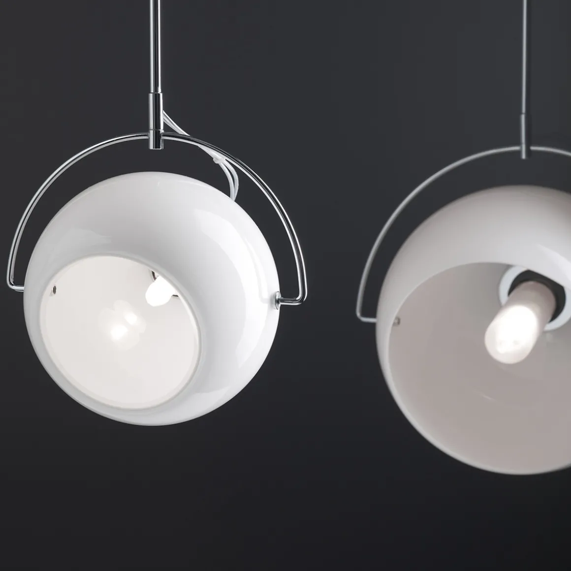 Fabbian Beluga White Pendelleuchte 1-flg.