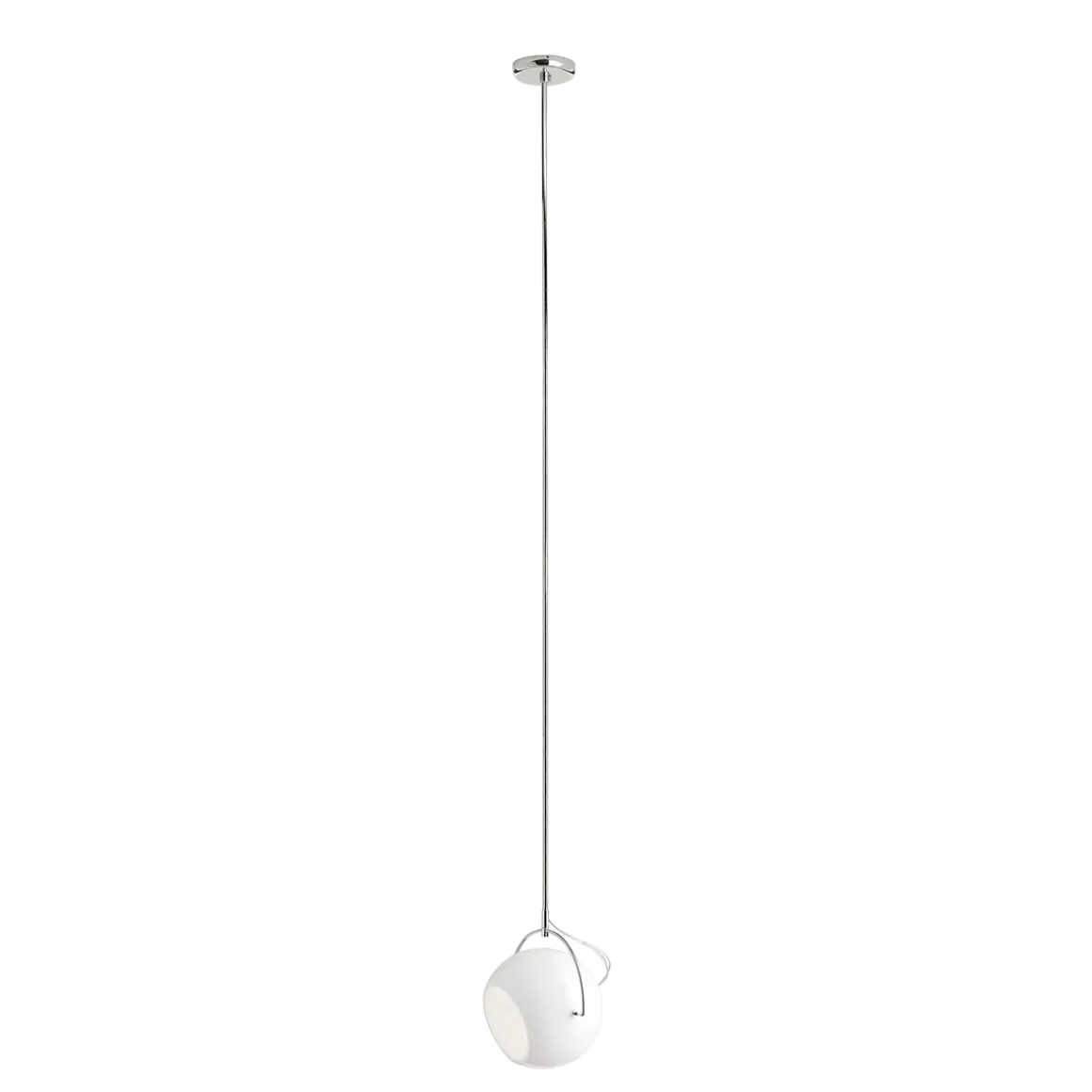 Fabbian Beluga White Pendelleuchte 1-flg.
