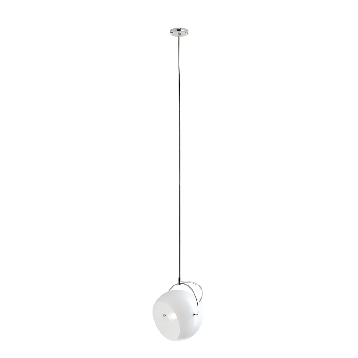 Fabbian Beluga White Pendelleuchte 1-flg.