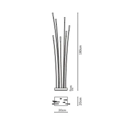 Fabbian Giunco LED Stehleuchte