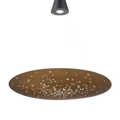 Fabbian Lens Pendelleuchte, 1-flg., Ø: 90 cm