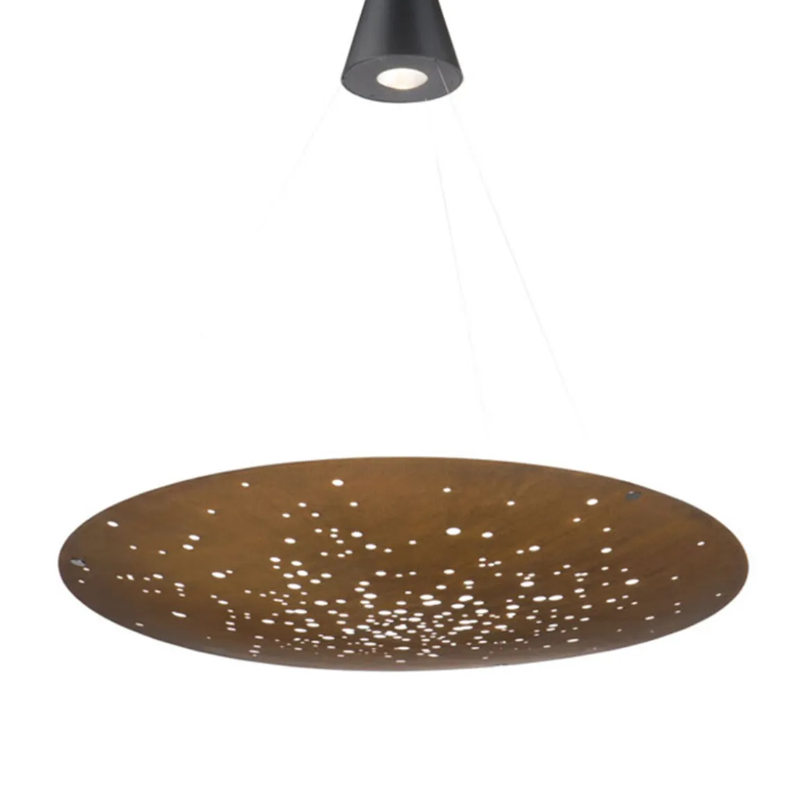 Fabbian Lens Pendelleuchte, 1-flg., Ø: 90 cm