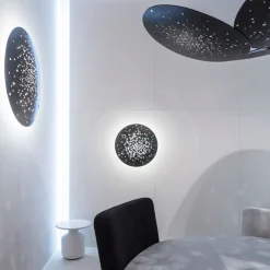 Fabbian Lens Pendelleuchte, 3-flg., Ø: 90 cm