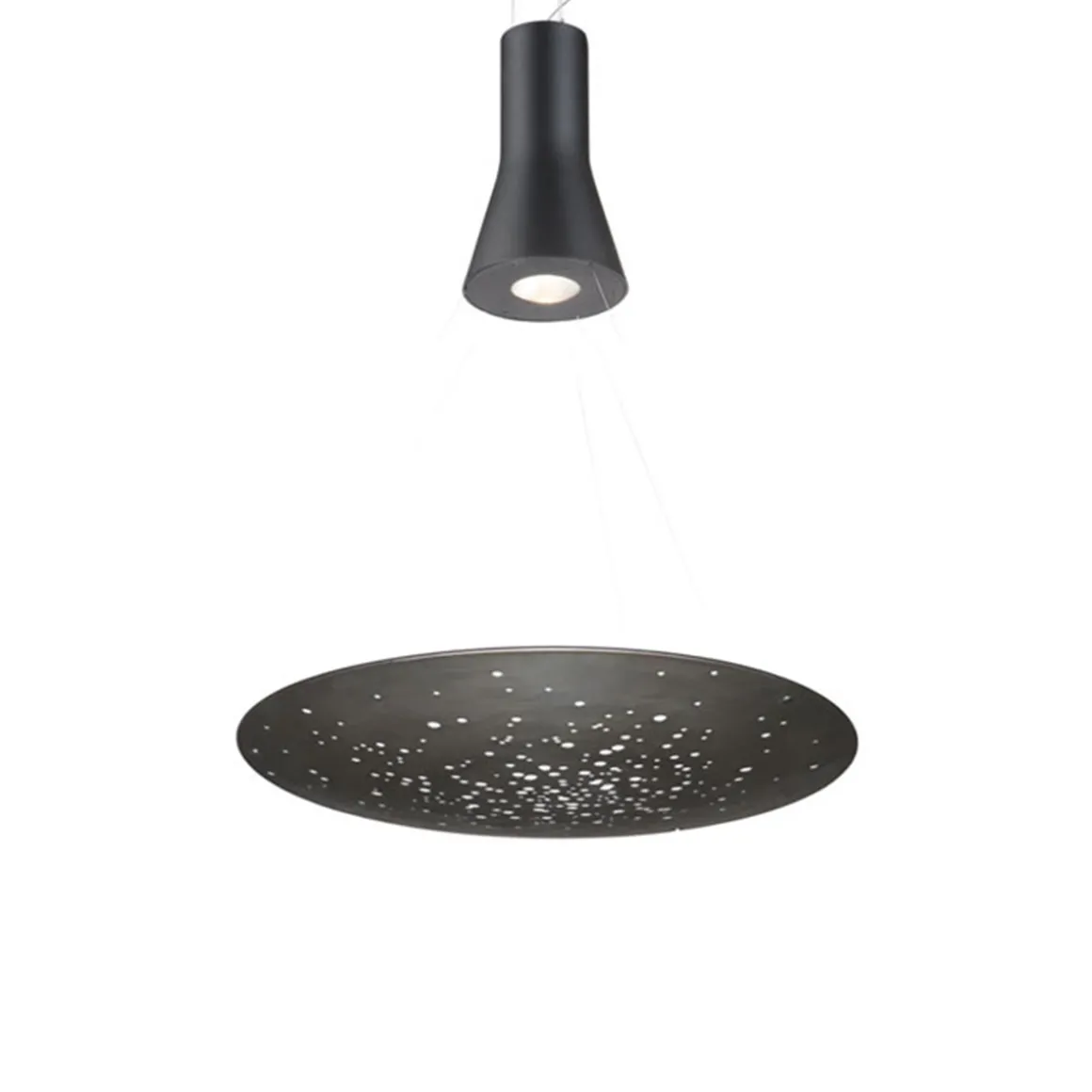 Fabbian Lens Pendelleuchte, 1-flg., Ø: 60 cm