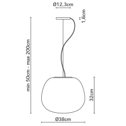 Fabbian Lumi Mochi Pendelleuchte