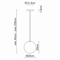 Fabbian Lumi Sfera Pendelleuchte