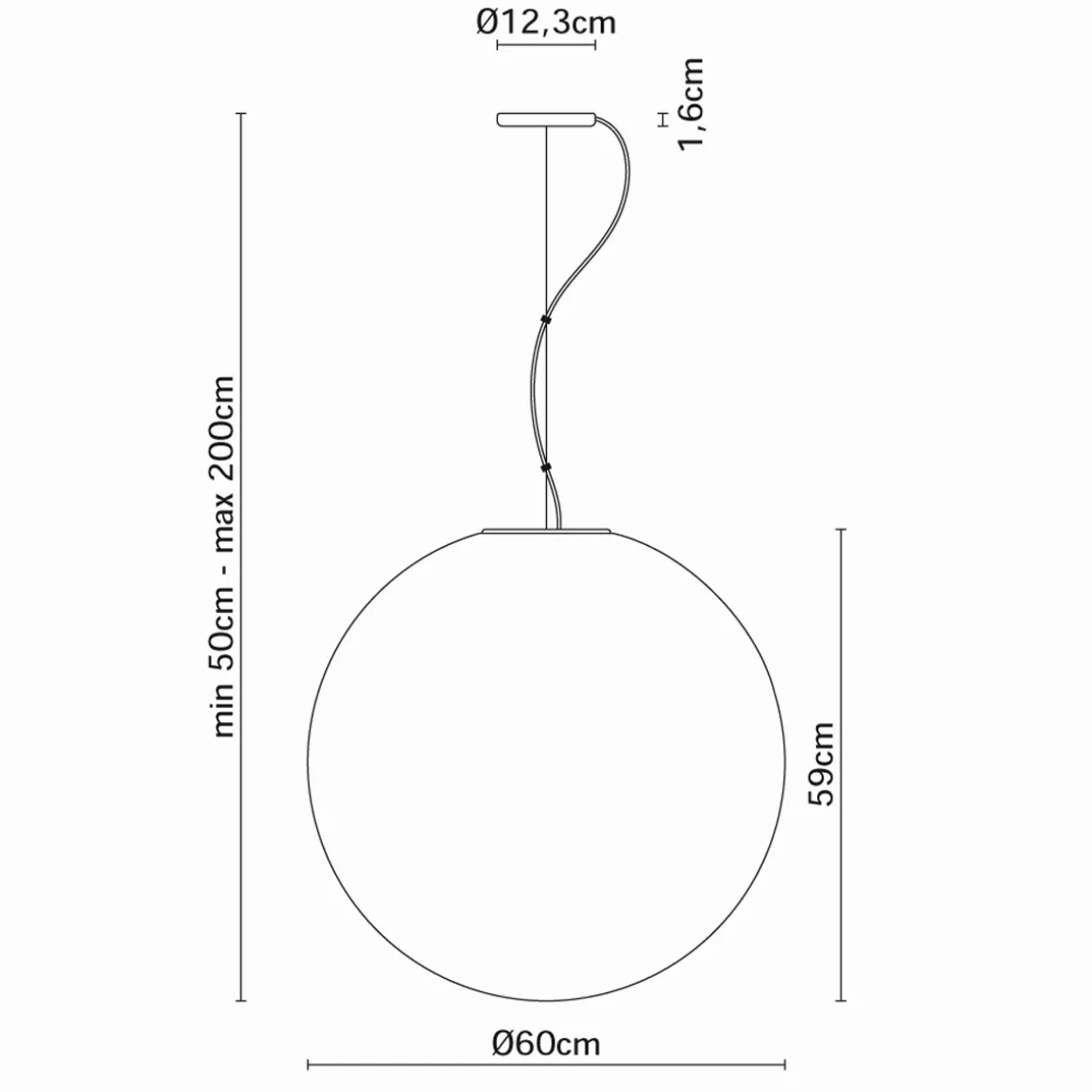 Fabbian Lumi Sfera Pendelleuchte