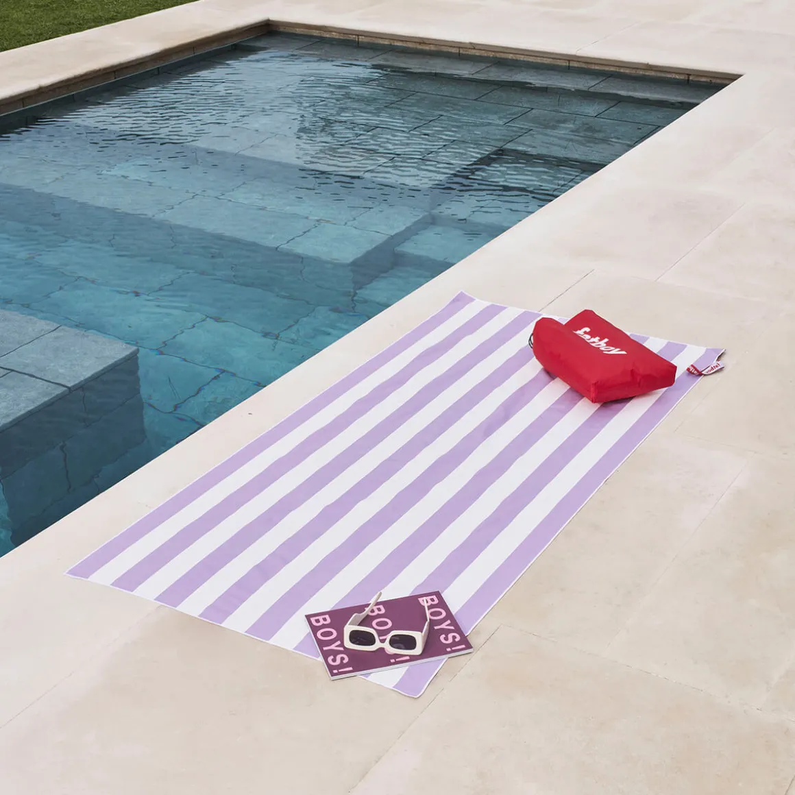 Fatboy Beach Baggy Strandtuch mit Kopfkissen