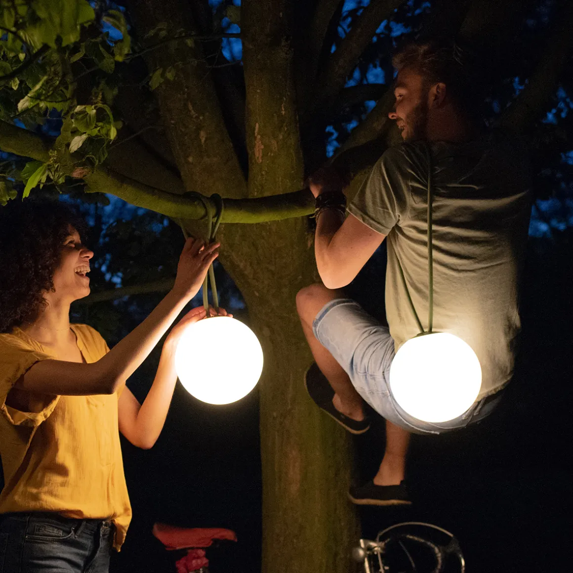 Fatboy Bolleke LED Akku-Pendelleuchte, Duo Pack