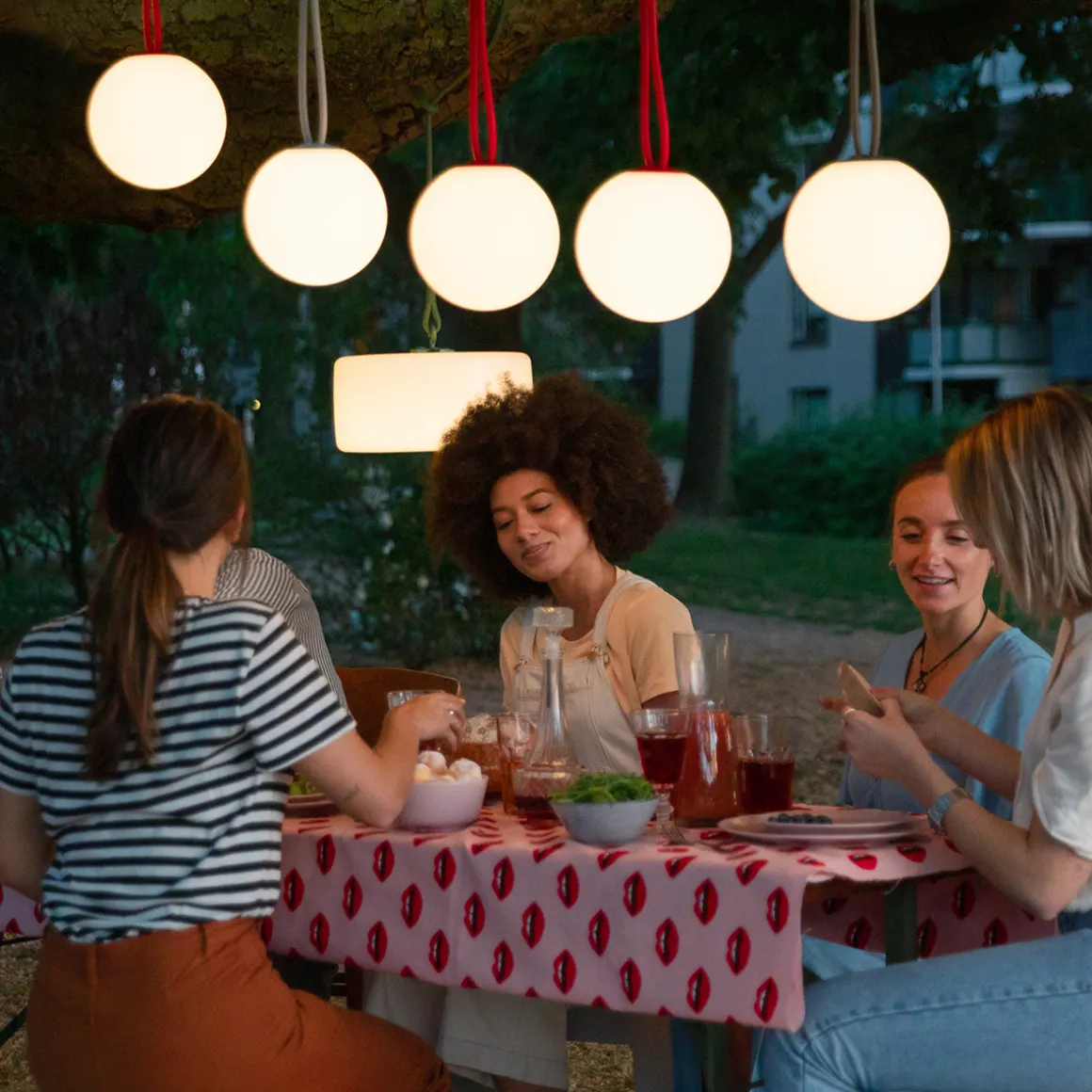 Fatboy Bolleke LED Akku-Pendelleuchte, Duo Pack