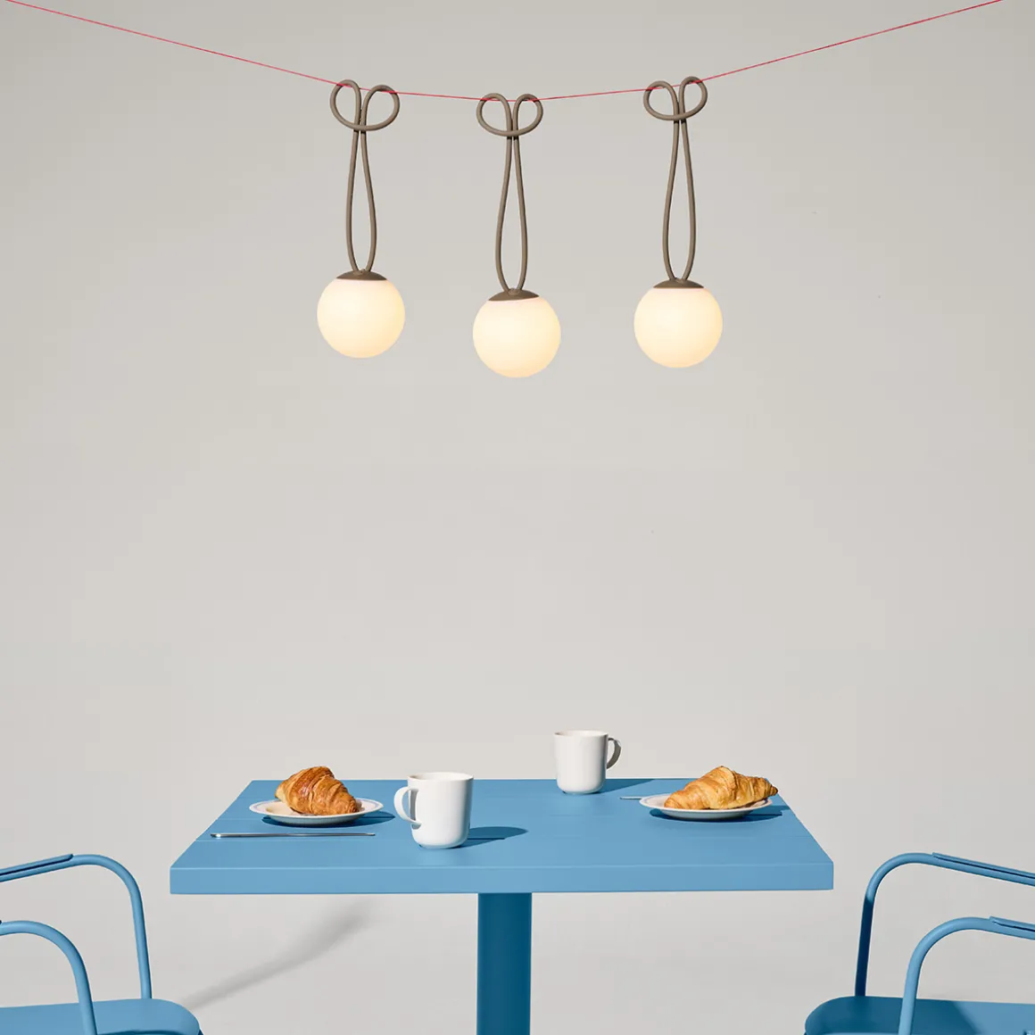 Fatboy Bolleke Mini LED Akku-Pendelleuchte, 3er-Set