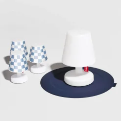 Fatboy Edison the Mini LED Akkuleuchte, 3er-Set, mit Mini Cappie Set Wave Ground