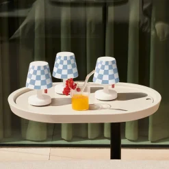 Fatboy Edison the Mini LED Akkuleuchte, 3er-Set, mit Mini Cappie Set Wave Ground